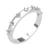 Silver American Diamond Band Ring Silver American Diamond Band Ring