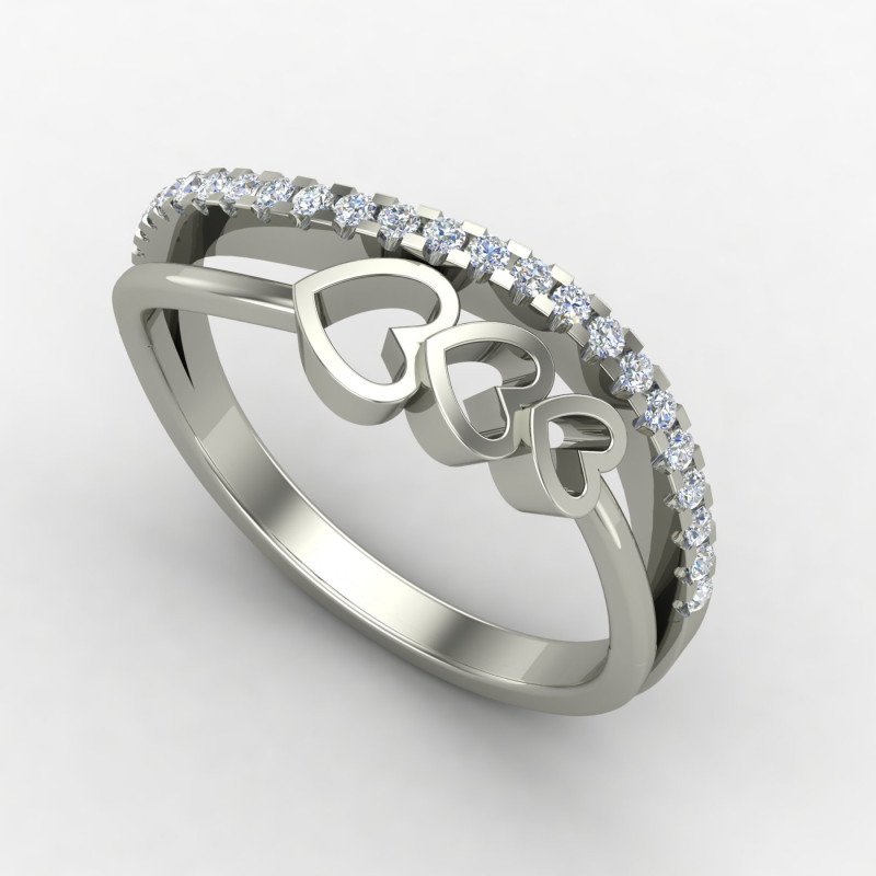 Heart Band Ring
