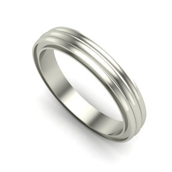 Plain Sterling Silver Band