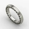 Silver Anniversary Promise Band Ring