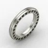 Silver Anniversary Promise Band Ring