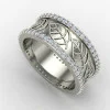 Celtic Silver Band Ring Celtic Silver Band Ring