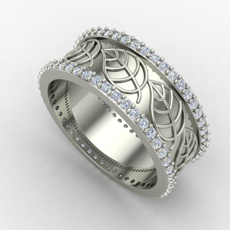 Celtic Silver Band Ring Celtic Silver Band Ring