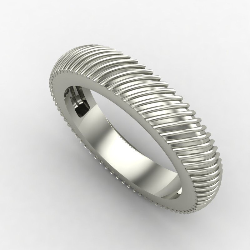 Wide Silver Band Ring Wide Silver Band Ring