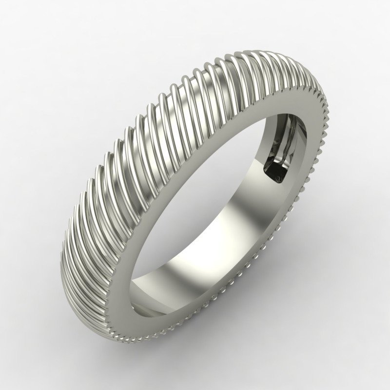 Wide Silver Band Ring Wide Silver Band Ring
