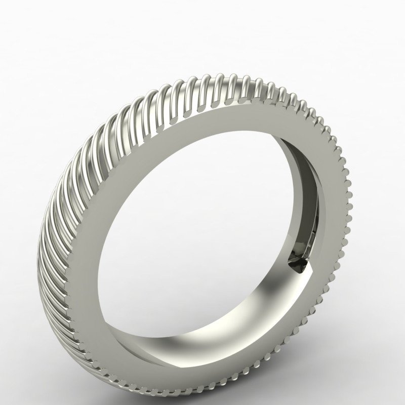 Wide Silver Band Ring Wide Silver Band Ring