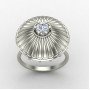American Diamond Solitaire Cocktail Rings