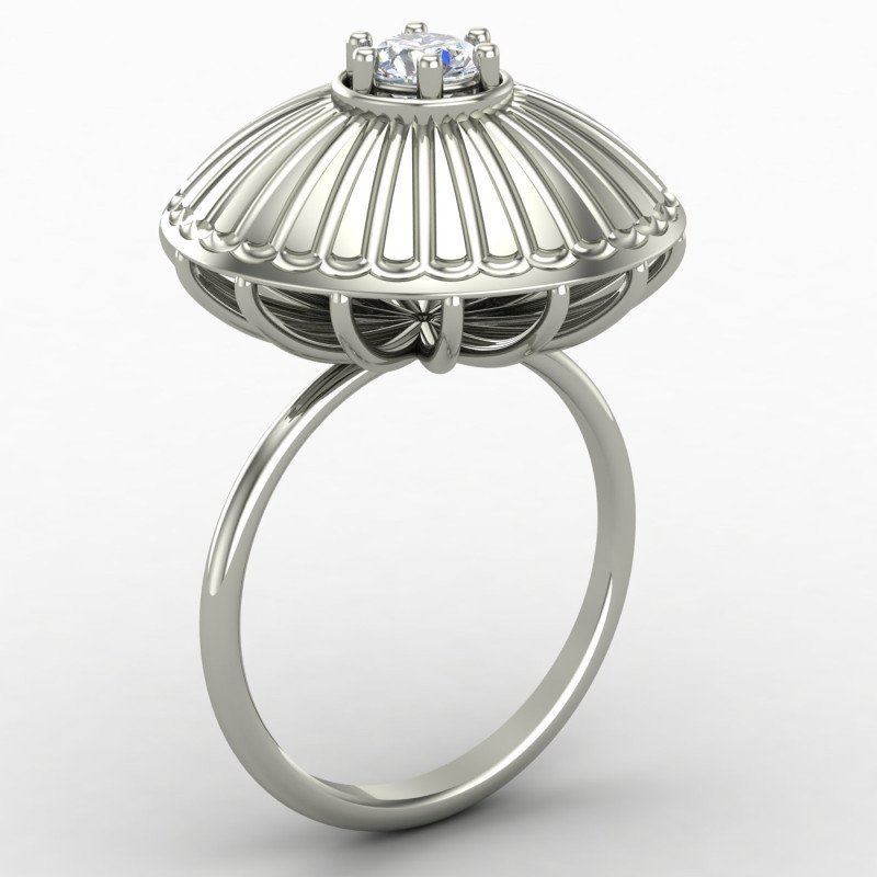 American Diamond Solitaire Cocktail Rings American Diamond Solitaire Cocktail Rings