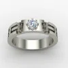 Christ Solitaire American Diamond Ring Christ Solitaire American Diamond Ring
