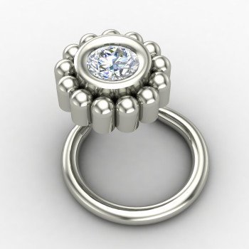 Traditional Silver Nose Pin for Festivals Traditional Silver Nose Pin for Festivals