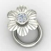 Silver Nose Pin for Bridal Look