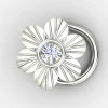 Silver Nose Pin for Bridal Look