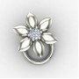 Silver Nose Pin for Office Wear