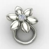 Silver Nose Pin for Office Wear