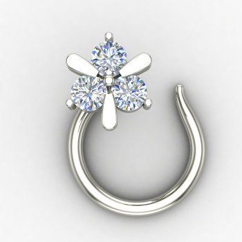 Authentic Silver Nose Pin