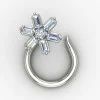 Elegant Silver Nose Pin