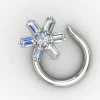 Elegant Silver Nose Pin