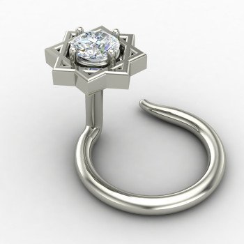 Silver Nose Pin Gift Silver Nose Pin Gift