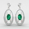 Women Emerald Earring