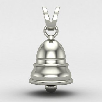 Silver Bell Pendant
