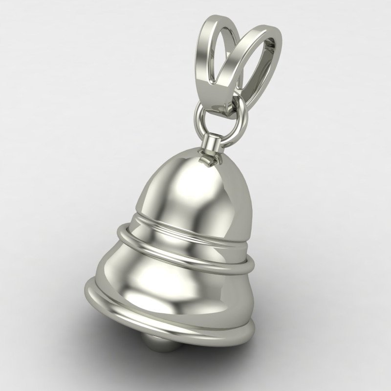 Silver Bell Pendant