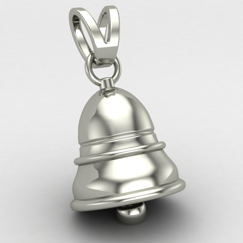 Silver Bell Pendant