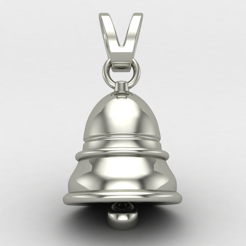 Silver Bell Pendant