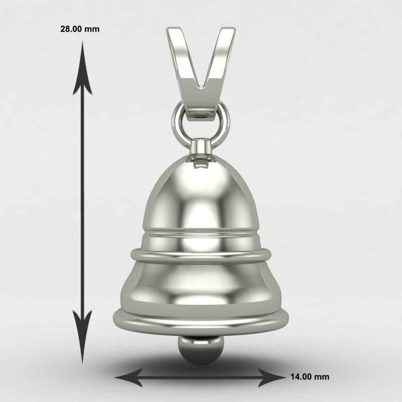 Silver Bell Pendant