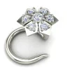 Traditional Modern Silver Nose Pin