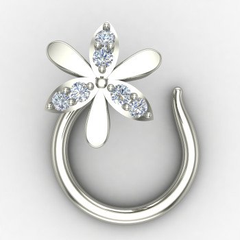 Sterling Silver Nose Pin for Women