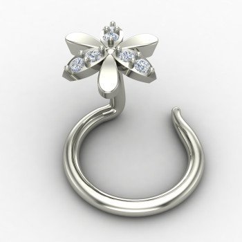 Sterling Silver Nose Pin for Women Sterling Silver Nose Pin for Women