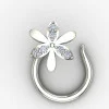 Sterling Silver Nose Pin for Women