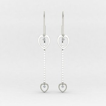 Sui Dhaga Silver Earring