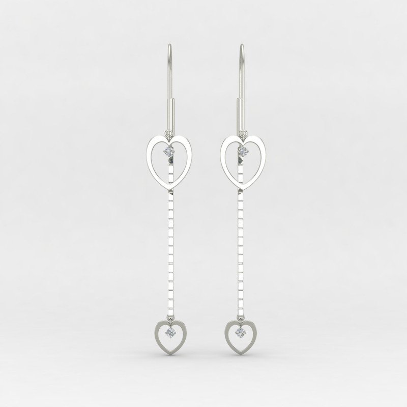 Sui Dhaga Silver Earring