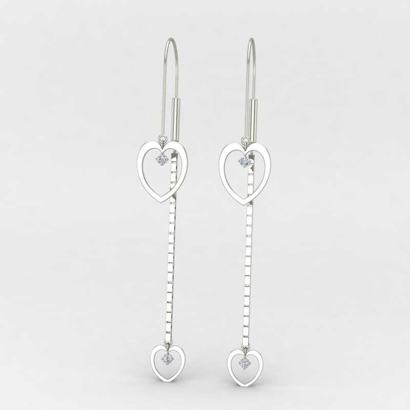 Sui Dhaga Silver Earring