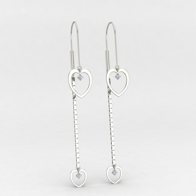Sui Dhaga Silver Earring