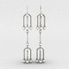 Double Jhumka Pearl Earrings