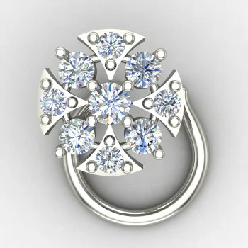 925 Sterling Silver Nose Pin for Women