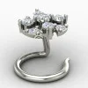 925 Sterling Silver Nose Pin for Women