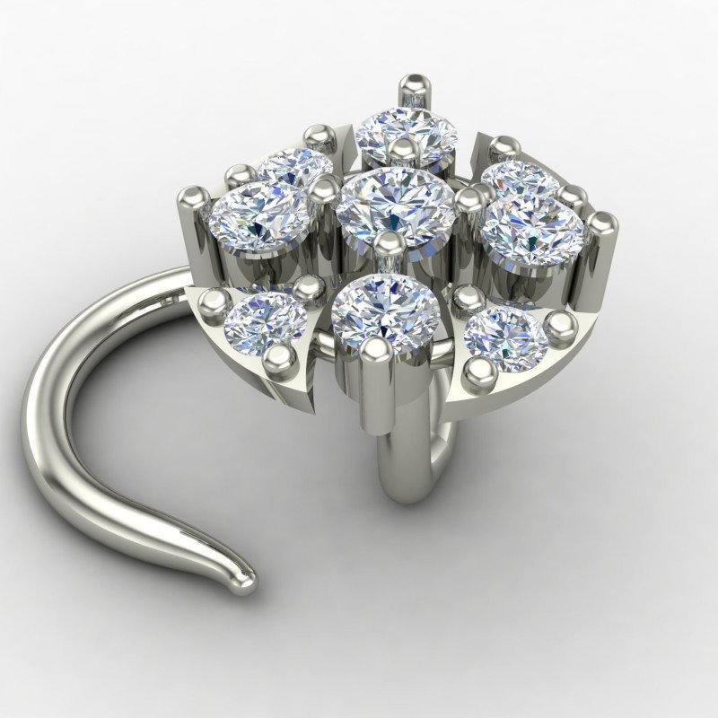 925 Sterling Silver Nose Pin for Women