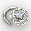 925 Sterling Silver Nose Pin