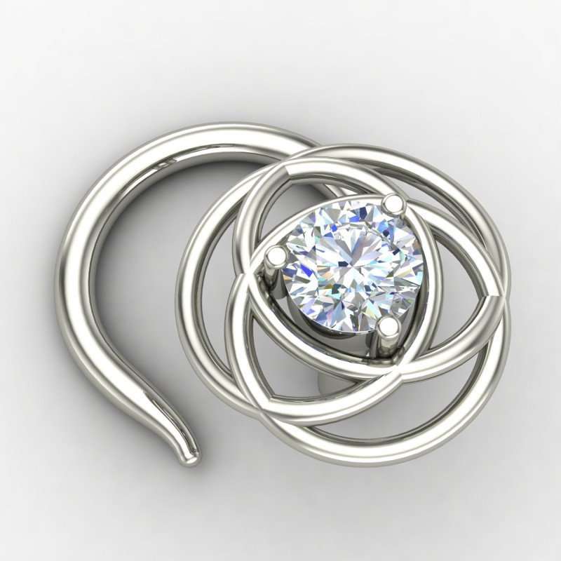 925 Sterling Silver Nose Pin