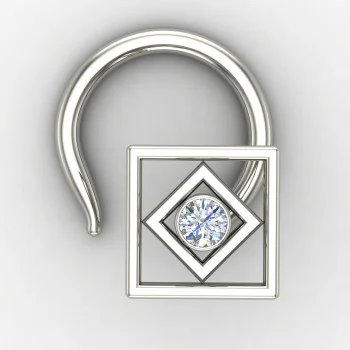 Traditional Silver Nose Pin