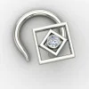 Traditional Silver Nose Pin