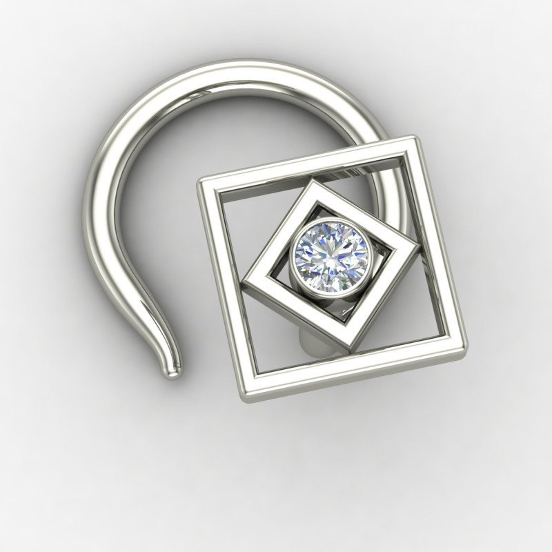 Traditional Silver Nose Pin