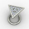 Tribal Silver Sose Pin