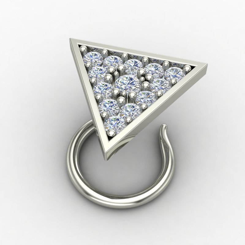 Tribal Silver Sose Pin