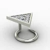 Tribal Silver Sose Pin