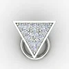 Tribal Silver Sose Pin