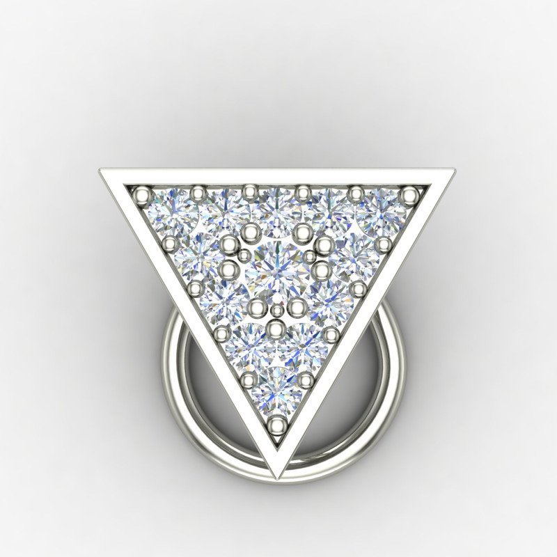Tribal Silver Sose Pin